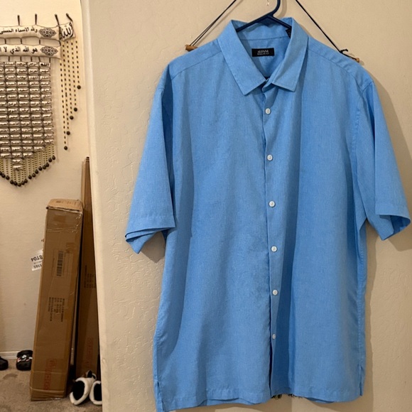 Alfani Other - Alfani Sky Blue Casual Button Down Shirt